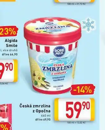 Billa Česká zmrzlina z opočna nabídka
