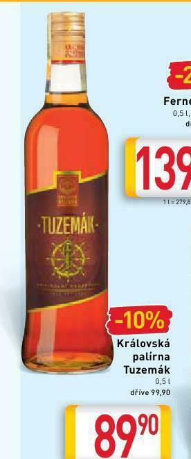 Billa Královská palírna tuzemák nabídka
