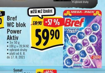 Albert Bref wc blok power aktiv nabídka