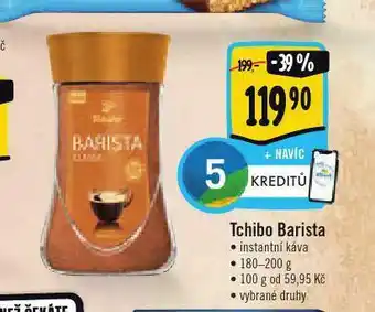 Albert Tchibo barista instantní káva nabídka