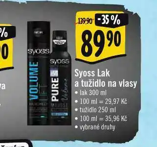 Albert Syoss lak a tužidlo nabídka