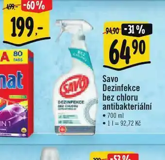 Albert Savo dezinfekce nabídka