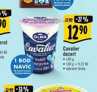 Albert Cavalier dezert nabídka