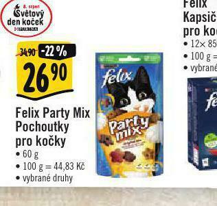 Albert Felix party mix pochoutky pro kočky nabídka