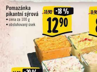 Albert Pomazánka pikantní sýrová nabídka