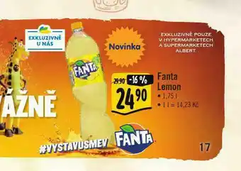 Albert Fanta lemon nabídka