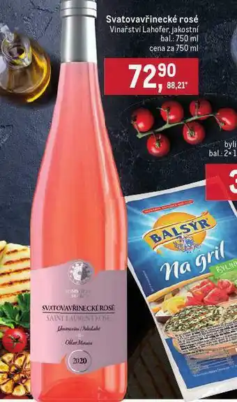 Svatovavřinecké rosé