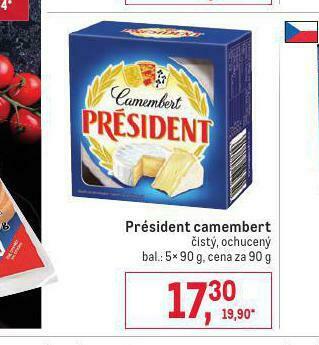 Makro Président camembert nabídka