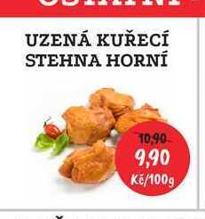 RABBIT řeznictví Uzená kuřecí stehna horní 100g nabídka