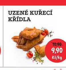 RABBIT řeznictví Uzené kuřecí křídla 100g nabídka