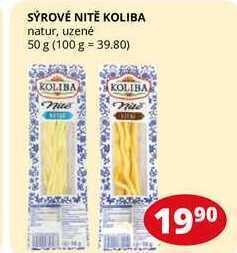 Flop Sýrové nitě koliba natur, uzené 50 g nabídka