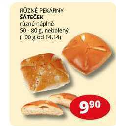 Flop Šáteček různé náplně 50-80 g nabídka