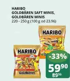 Flop Haribo goldbären goldbären minis 220-250 g nabídka