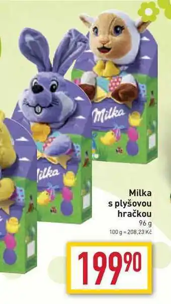 Billa Milka s plyšovou hračkou 96 g nabídka