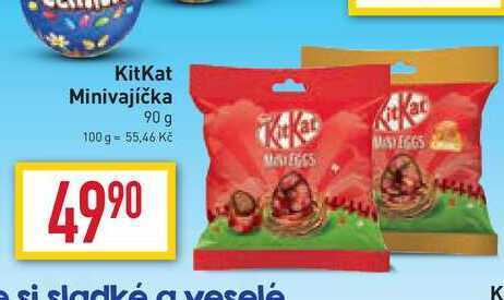 Billa Kitkat minivajíčka 90 g nabídka