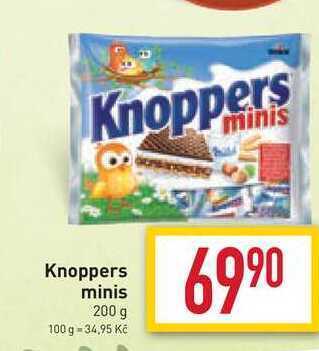 Billa Knoppers minis 200 g nabídka