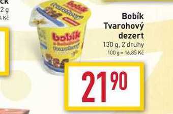 Billa Bobík tvarohový dezert 130 g nabídka