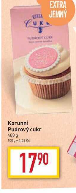 Billa Korunní pudrový cukr 400 g nabídka