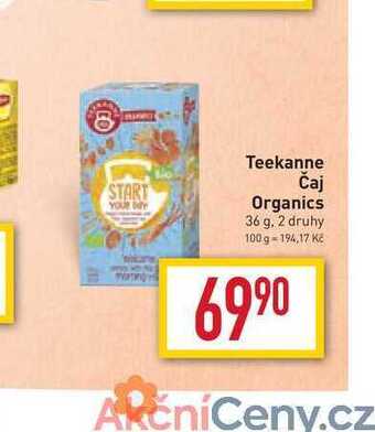 Billa Teekanne čaj organics 36 g nabídka