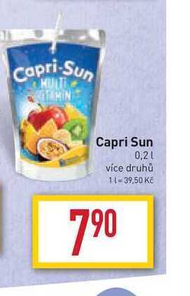Billa Capri sun 0,2l nabídka