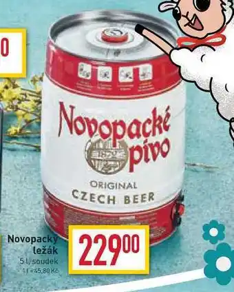 Billa Novopacký ležák 5l, soudek nabídka