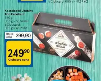Tesco Kostelecké uzeniny trio excellent nabídka