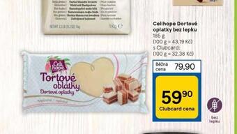 Tesco Celihope dortové oplatky bez lepku nabídka