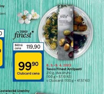 Tesco Tesco finest antipasti nabídka