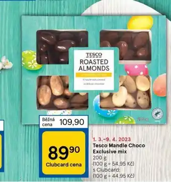 Tesco Tesco mandle choco exclusive mix nabídka