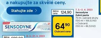 Tesco Sensodyne zubní pasta nabídka