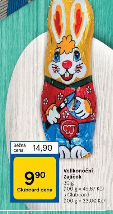 Tesco Velikonoční zajíček nabídka