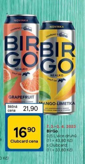 Tesco Birgo nabídka