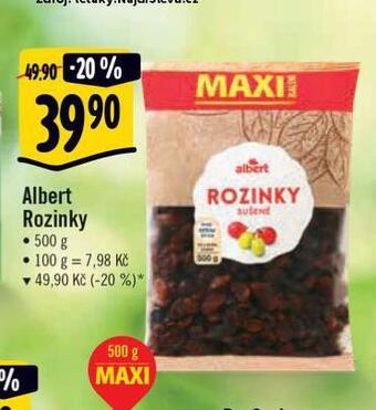 Albert Rozinky nabídka