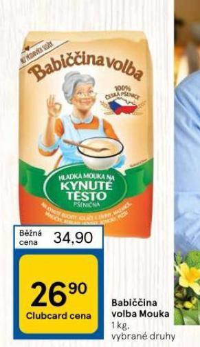 Tesco Babiččina volba mouka nabídka