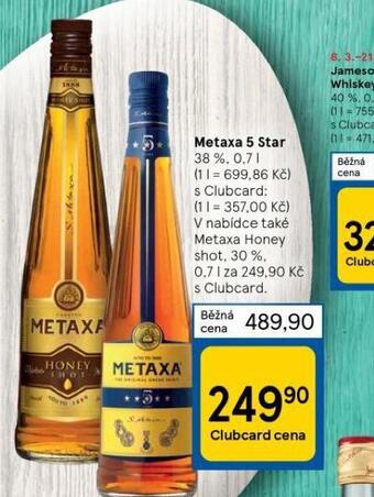Tesco Metaxa 5 star nabídka