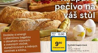 Tesco Rustikální bageta tmavá nabídka