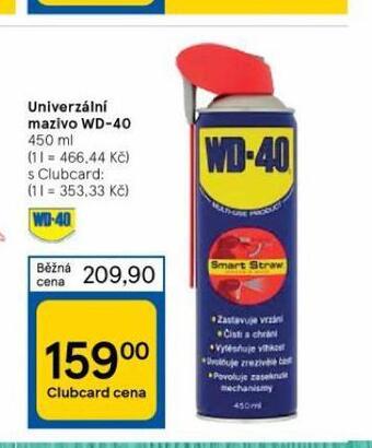 Tesco Univerzální mazivo wd-40 nabídka