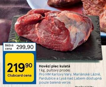 Tesco Hovězí plec kulatá nabídka