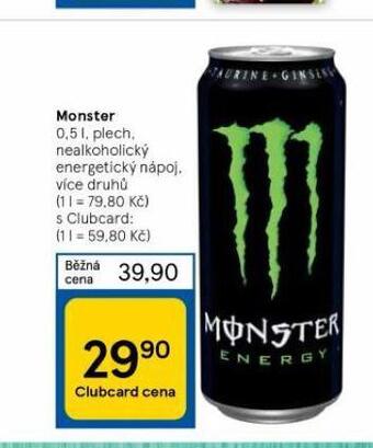 Tesco Monster nabídka