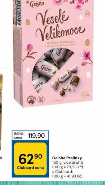 Tesco Geisha pralinky nabídka