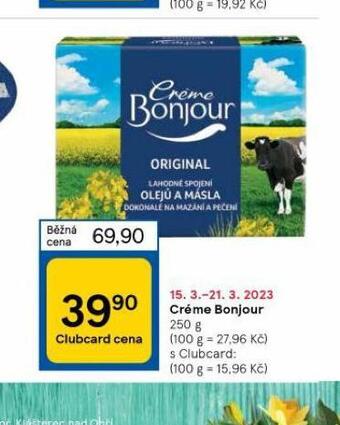 Créme bonjour