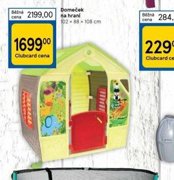 Tesco Domeček na hraní nabídka