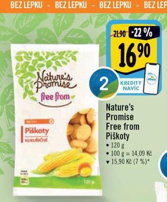 Albert Free from piškoty nabídka