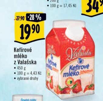 Albert Kefírové mléko z valašska nabídka