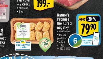 Albert Bio kuřecí nugetky nabídka