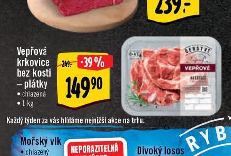 Albert Vepřová krkovice bez kosti nabídka