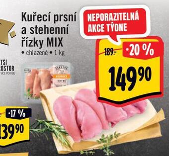 Albert Kuřecí prsní a stehenní řízky nabídka