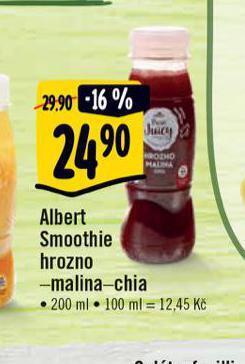 Albert Smoothie hrozno-malina-chia nabídka
