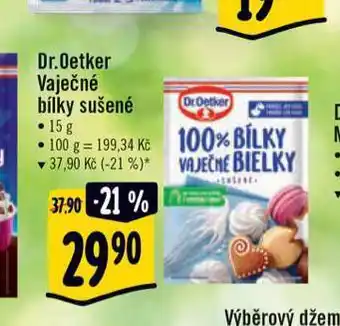 Albert Dr. oetker vaječné bílky sušené nabídka