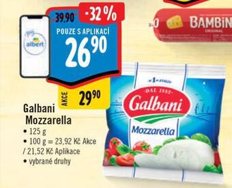 Albert Galbani mozzarella sýr nabídka